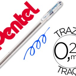 Bolígrafo Pentel BK-77 C tinta azul